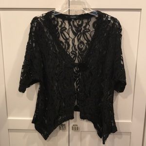 Kaktus Ladies black lace top